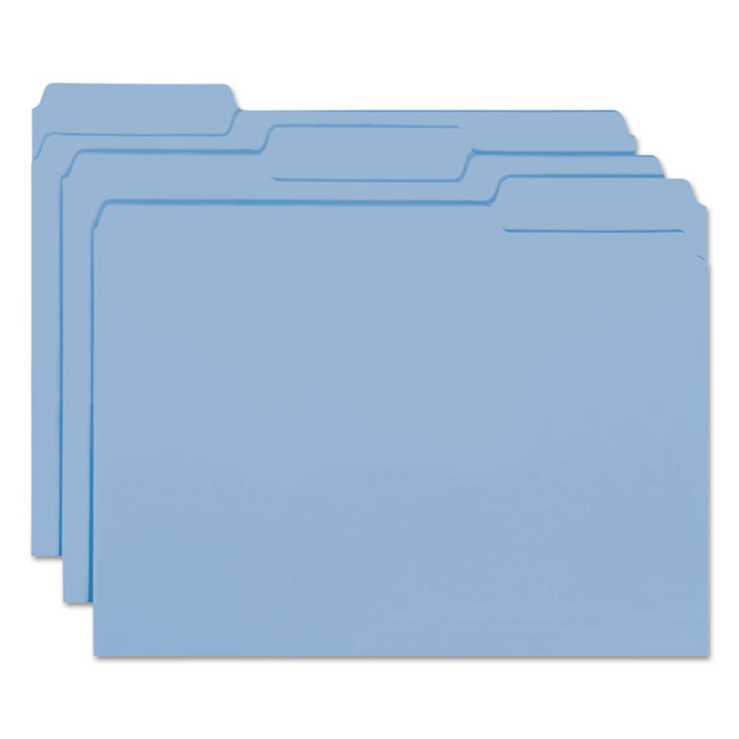 Smead Interior Folders, Letter Size, Blue, Box Of 100 - Image 4