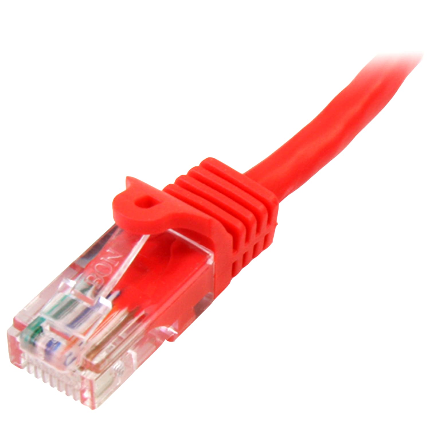 StarTech.com Cat5e Snagless UTP Patch Cable, 2ft, Red - Image 3
