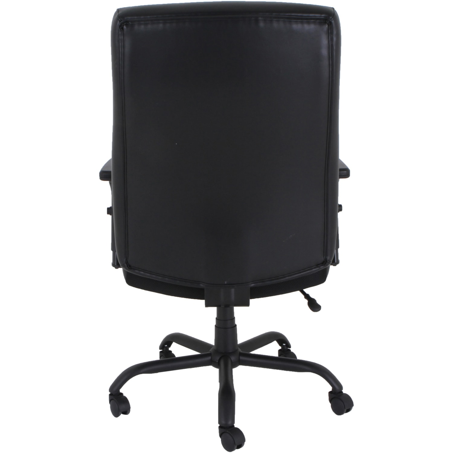 Lorell Big Tall Bonded Leather HighBack Executive Chair Black PopularChairscom Lorell Big Tall Bonded Leather High Back Executive Chair Black PopularChairscom
