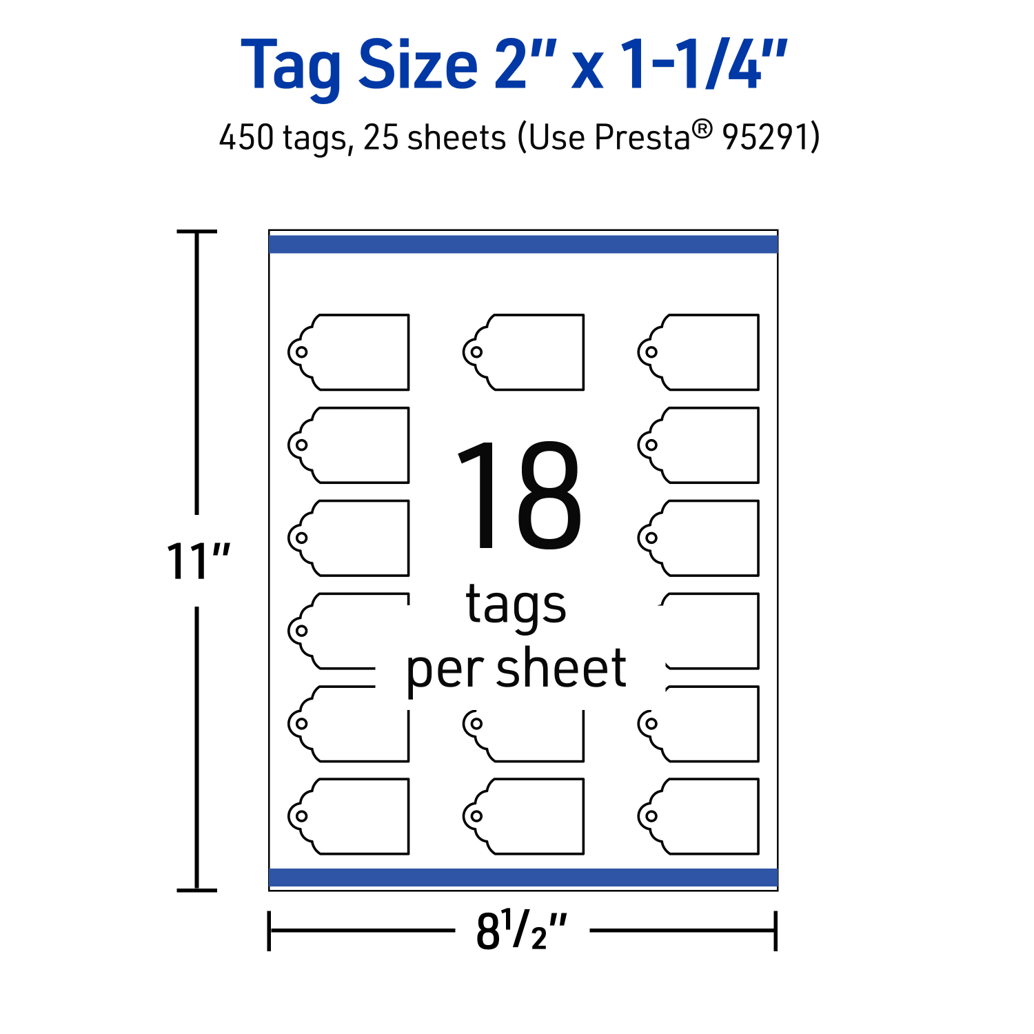 Avery Printable Tags With Sure Feed Technology, Print-To-The-Edge, 2inx1.25in, Glossy White, Pack Of 450 - Image 6