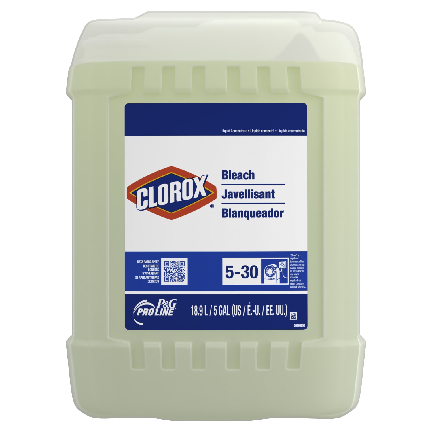 CloroxPro Bleach Laundry Additive, Closed Loop, 5 Gallons - Image 3