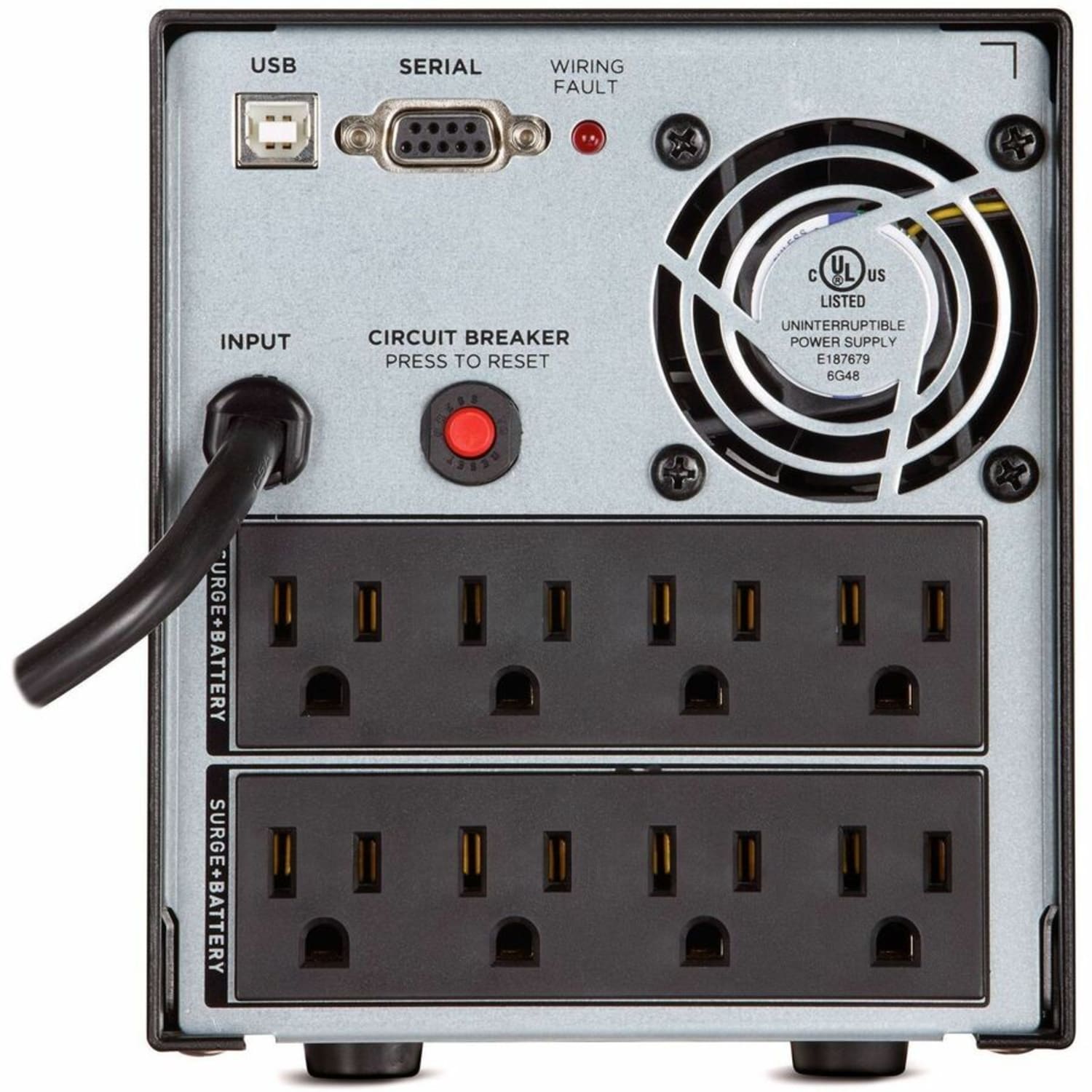 CyberPower OR1000PFCLCD PFC Sinewave UPS Systems - 1000VA/700W, 120 VAC, NEMA 5-15P, Mini-Tower, Sine Wave, 8 Outlets, LCD, $200000 CEG- OR1000PFCLCD - Image 3
