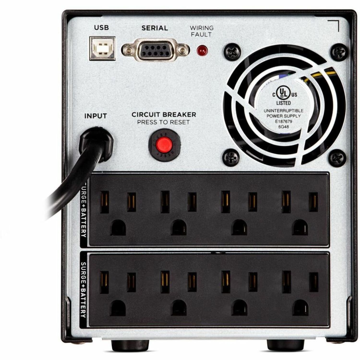 CyberPower OR1000PFCLCD PFC Sinewave UPS Systems - 1000VA/700W, 120 VAC, NEMA 5-15P, Mini-Tower, Sine Wave, 8 Outlets, LCD, $200000 CEG- OR1000PFCLCD - Image 4