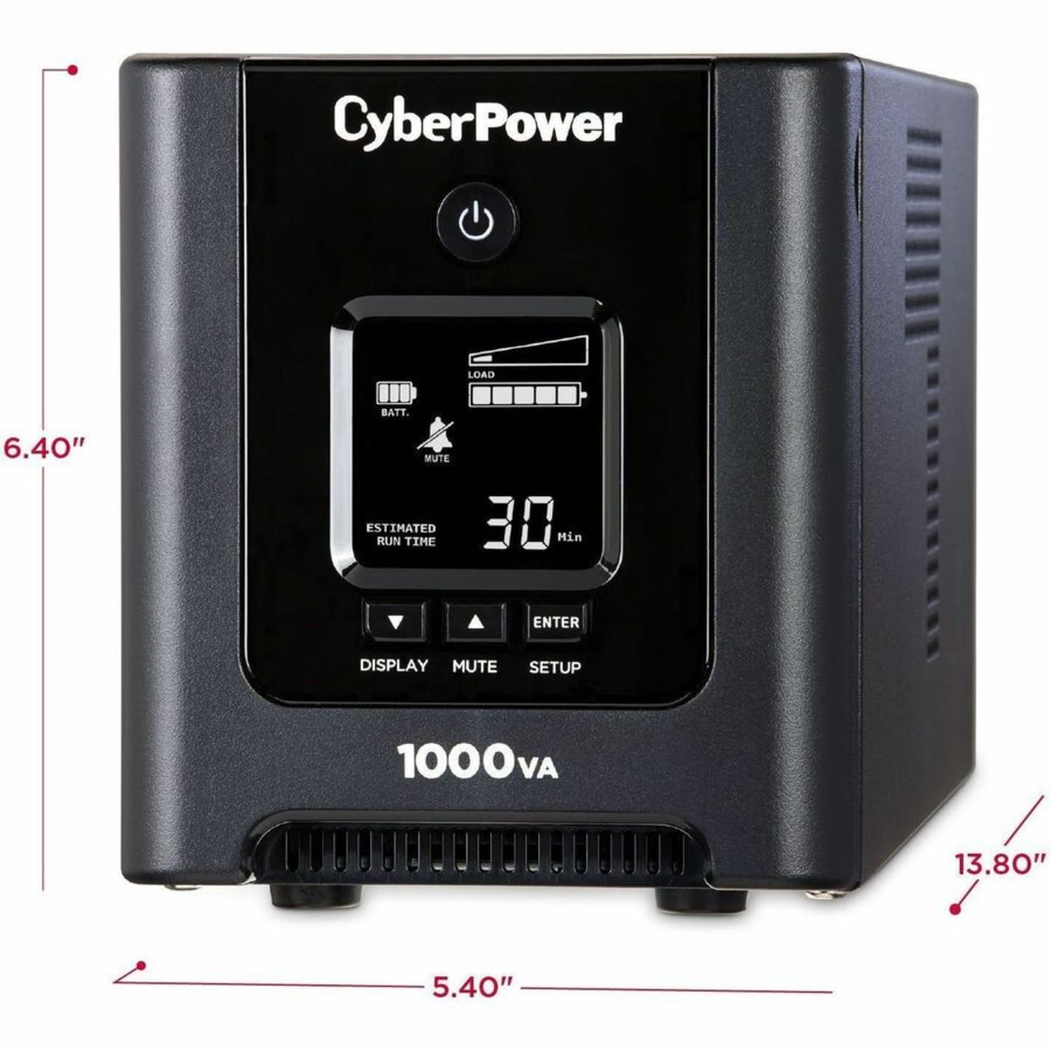 CyberPower OR1000PFCLCD PFC Sinewave UPS Systems - 1000VA/700W, 120 VAC, NEMA 5-15P, Mini-Tower, Sine Wave, 8 Outlets, LCD, $200000 CEG- OR1000PFCLCD - Image 6