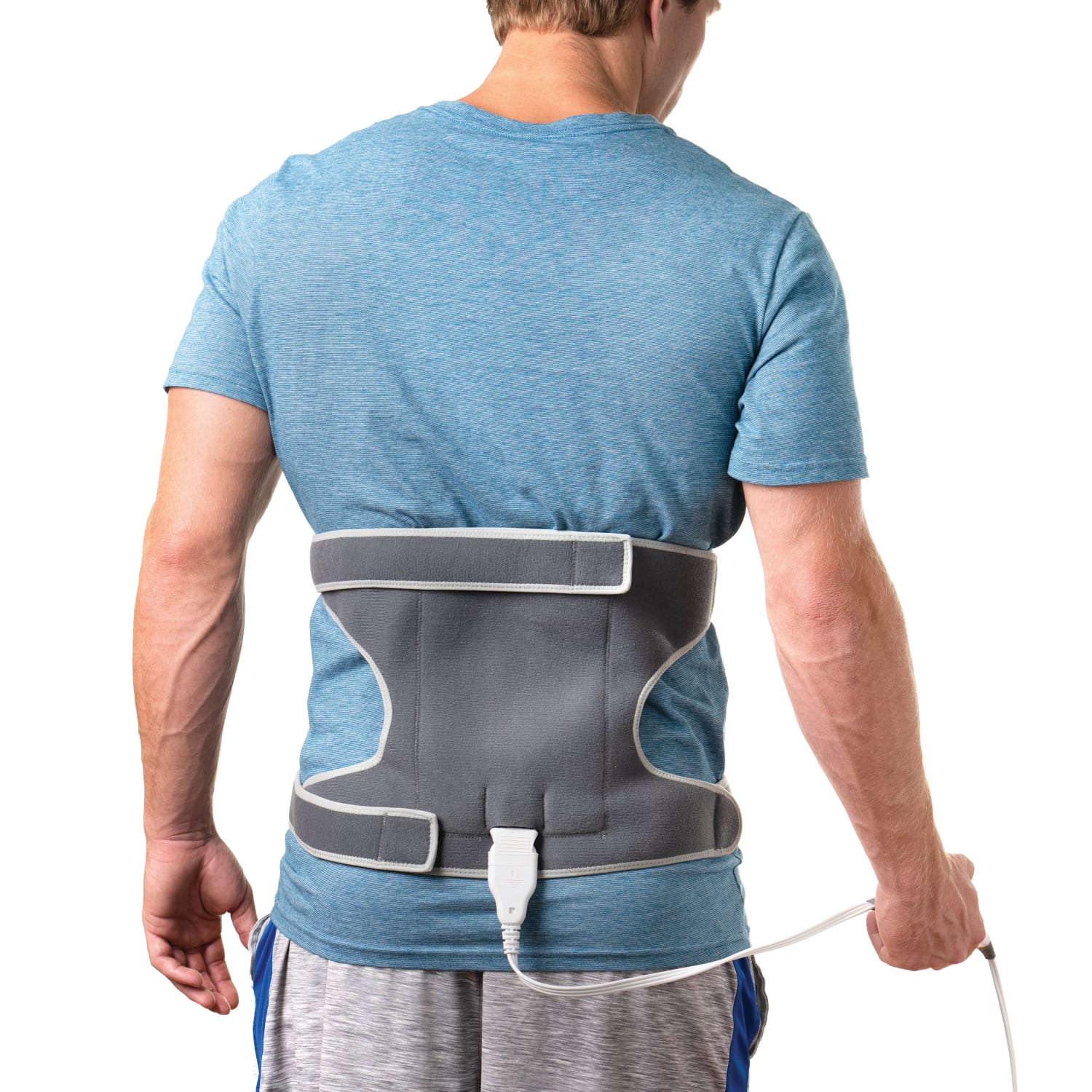 Pure Enrichment PureRelief Universal Joint And Muscle Heating Pad, 11-1/4in x 20in, Charcoal Gray - Image 4