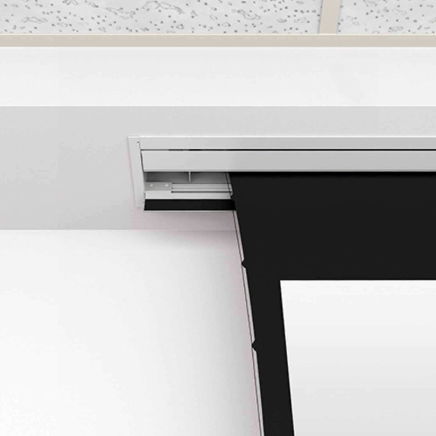 Da-Lite Tensioned Advantage Deluxe Electrol 164in Electric Projection Screen - 16:10 - Da-Tex - 87in x 139in - Ceiling Mount - Image 4