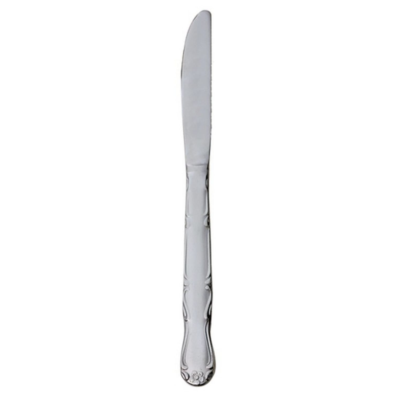 Walco Barclay Stainless Steel Dinner Knives, Silver, Pack Of 12 Knives