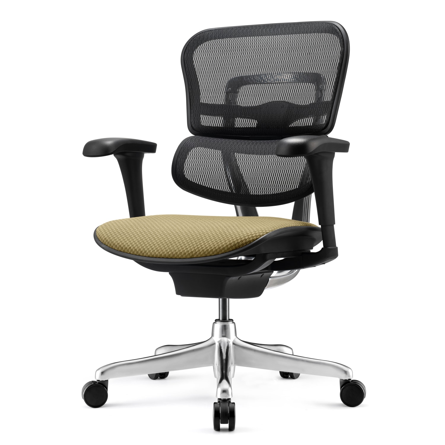 WorkPro 12000 V2 Series Ergonomic MeshFabric High Back Office Chair BeigeBlack BIFMA Compliant PopularChairscom