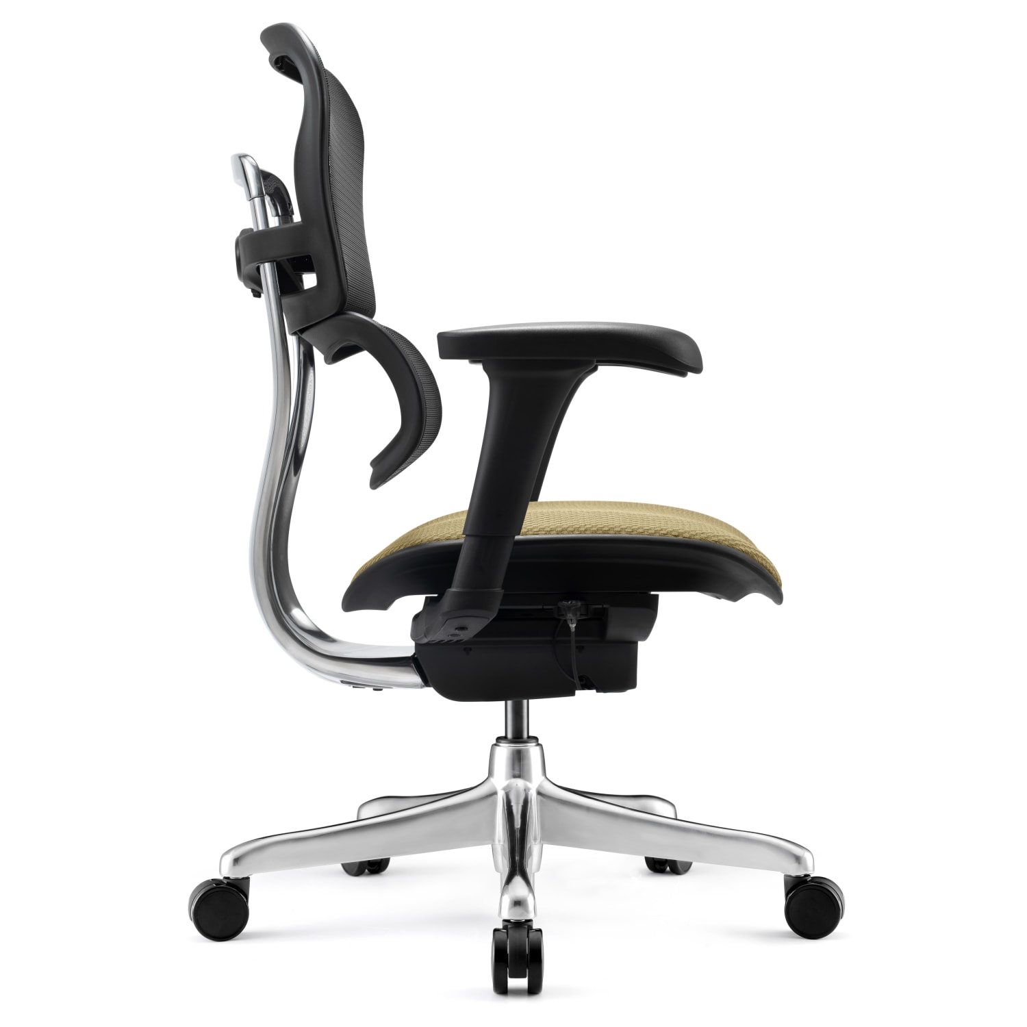 WorkPro 12000 V2 Series Ergonomic MeshFabric High Back Office Chair BeigeBlack BIFMA Compliant PopularChairscom