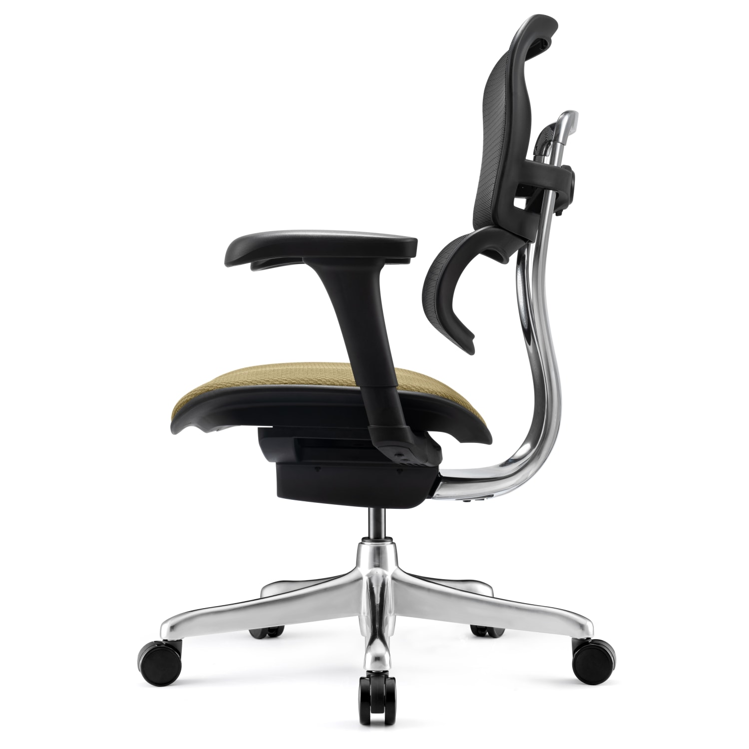WorkPro 12000 V2 Series Ergonomic MeshFabric High Back Office Chair BeigeBlack BIFMA Compliant PopularChairscom