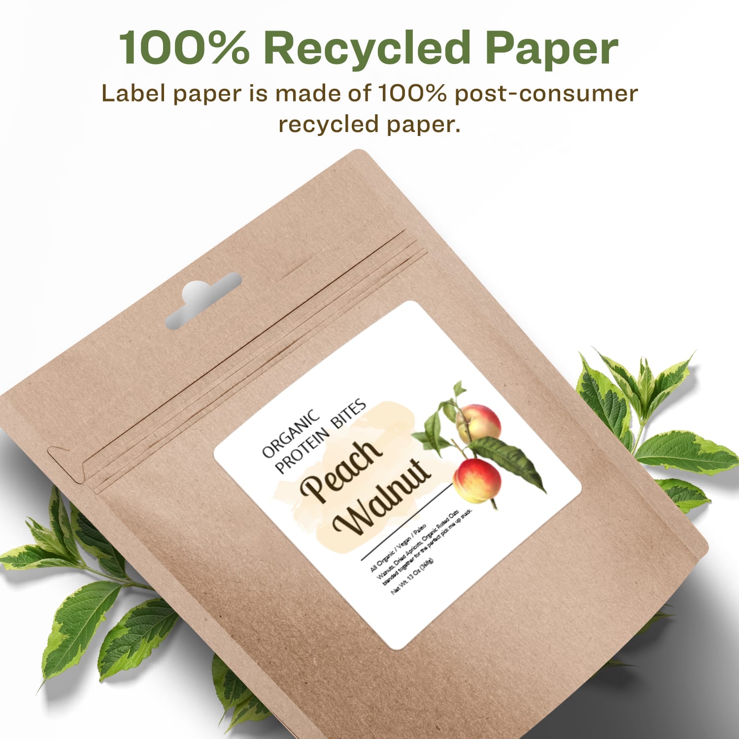 Avery Recycled Paper Labels, 94104-EWMP10, Square, 2-1/2in x 2-1/2in, White, Pack Of 90 - Image 3