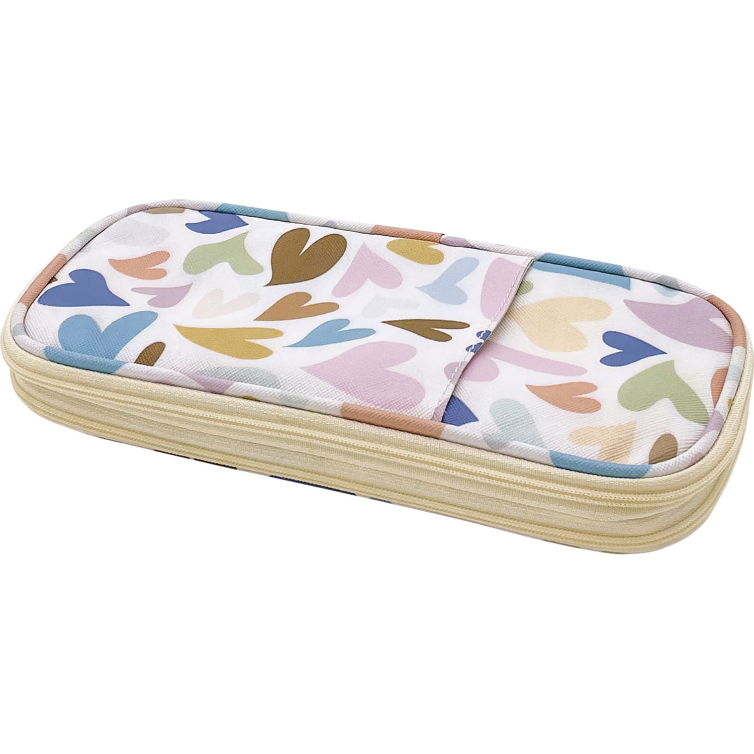 Teacher Created Resources Pencil Cases, 2-1/2inH x 4-1/4inW x 9inD, Hearts, Pack Of 3 Cases - Image 4