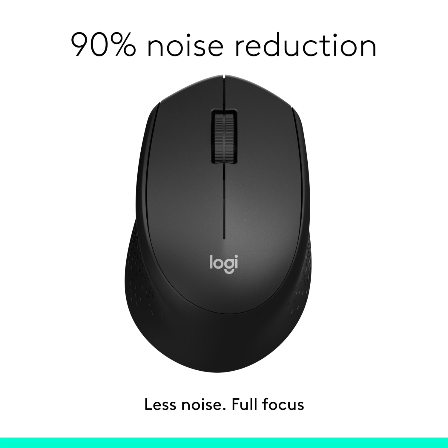 Logitech M330 SILENT Wireless Mouse, 2.4GHz with USB Nano Receiver, 1000 DPI Optical Tracking, Black - Image 3