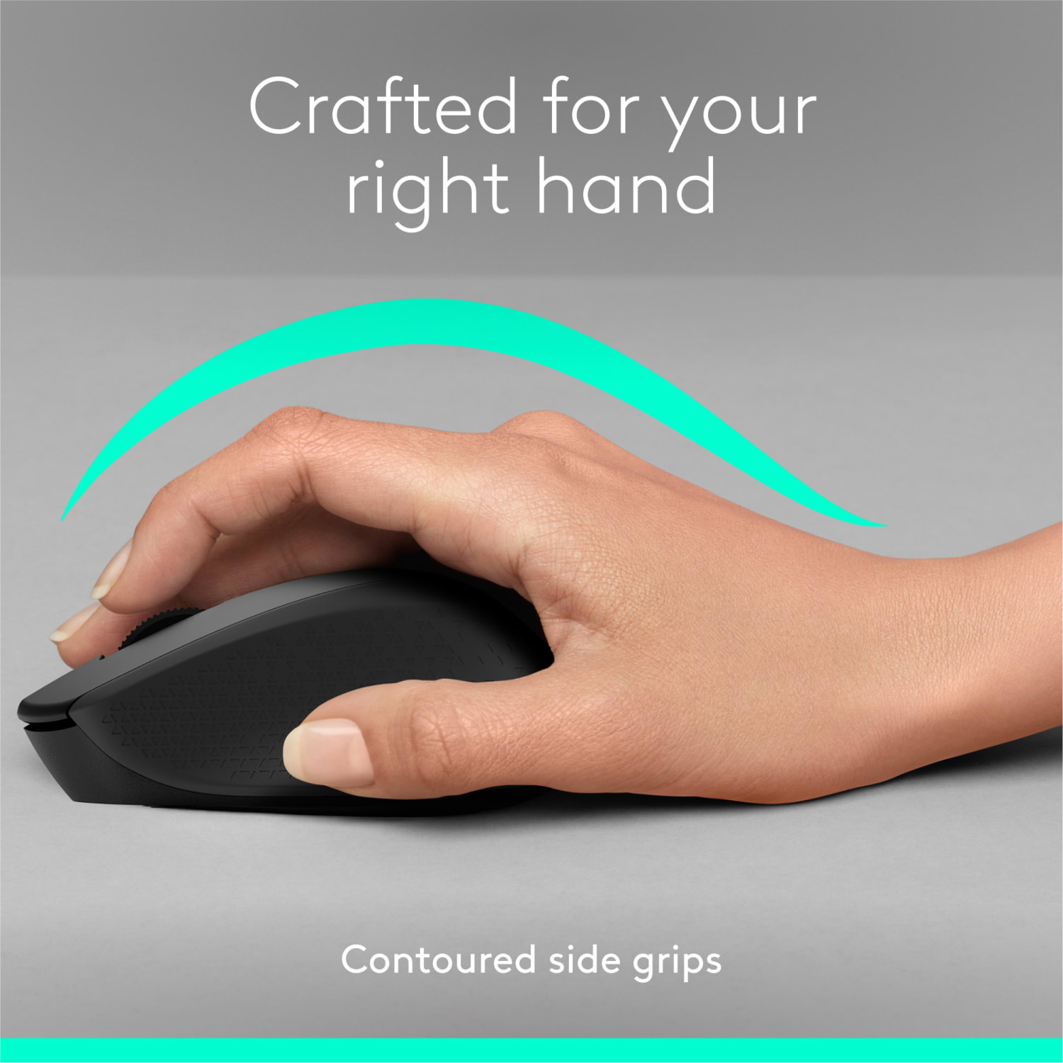 Logitech M330 SILENT Wireless Mouse, 2.4GHz with USB Nano Receiver, 1000 DPI Optical Tracking, Black - Image 4