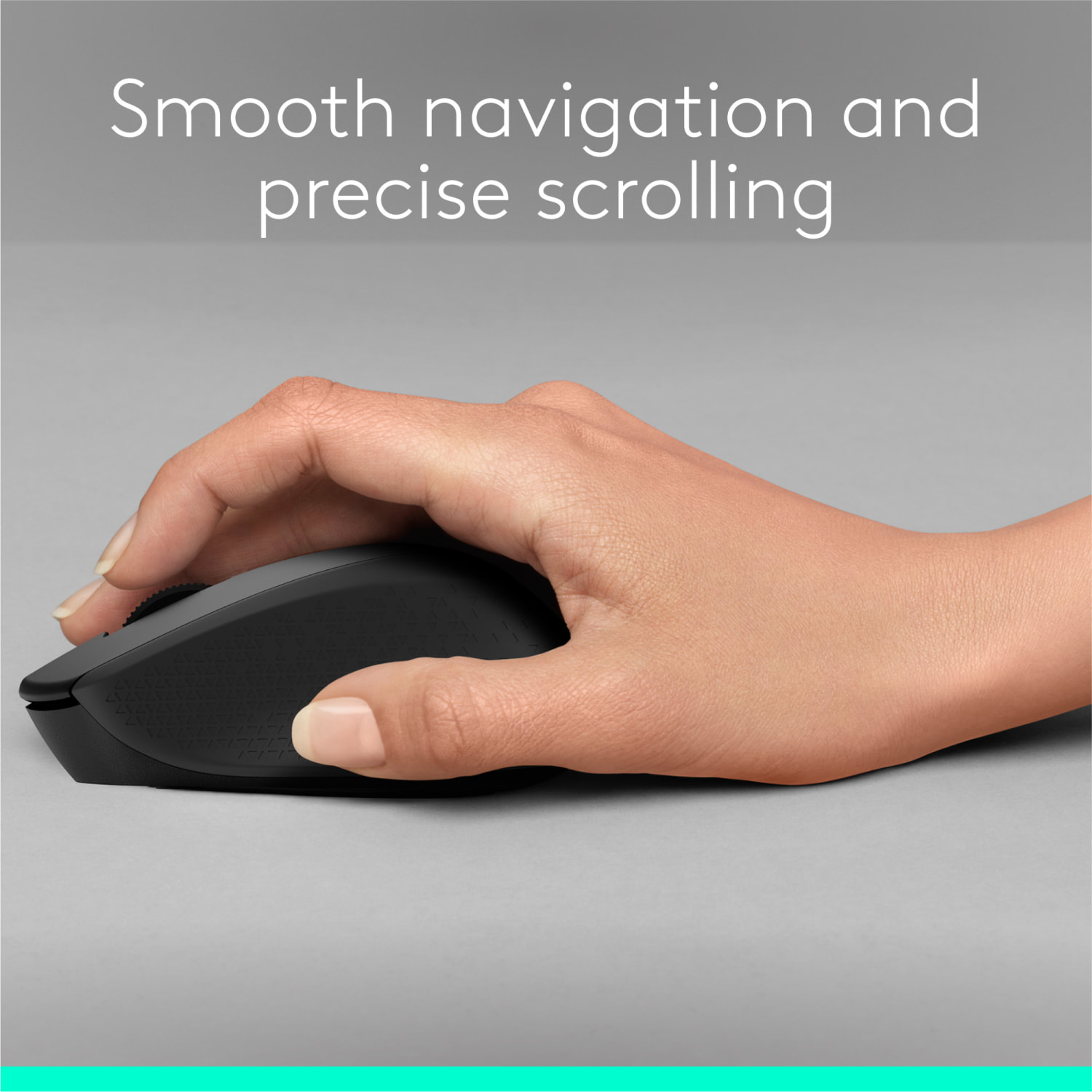 Logitech M330 SILENT Wireless Mouse, 2.4GHz with USB Nano Receiver, 1000 DPI Optical Tracking, Black - Image 5