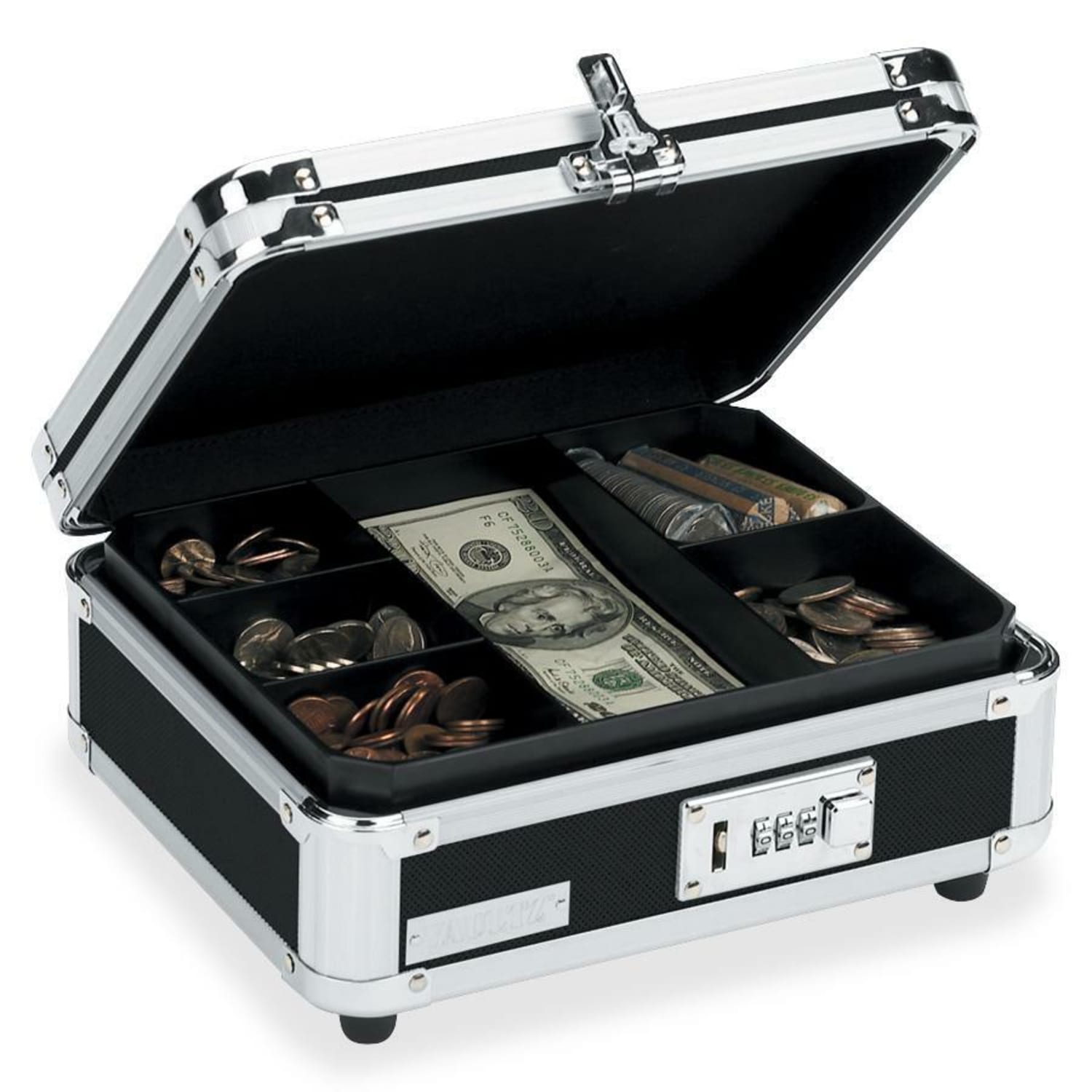 Vaultz Cash Box, Black - Image 4
