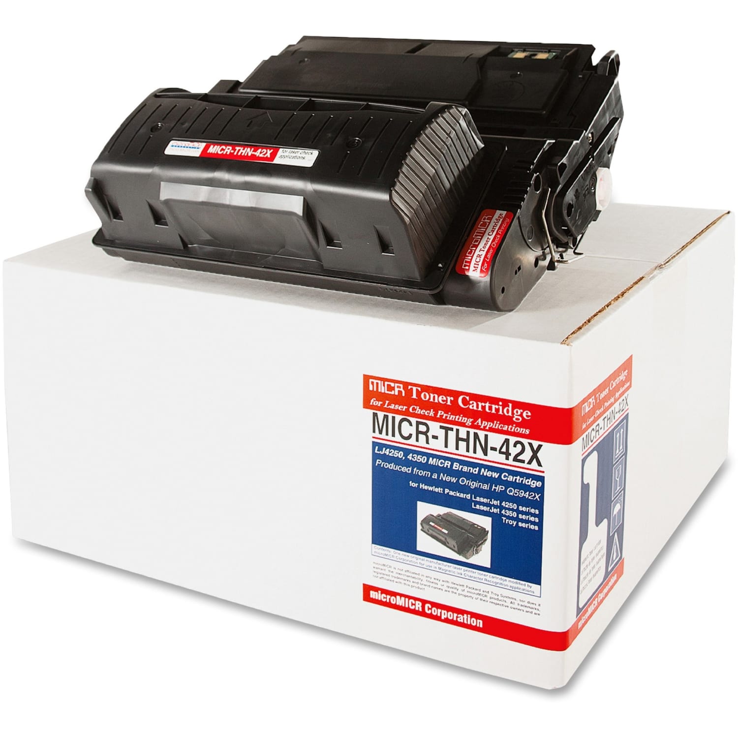 MicroMICR Remanufactured Black High Yield Toner Cartridge Replacement For HP 42X, Q5942X, THN-42X - Image 3