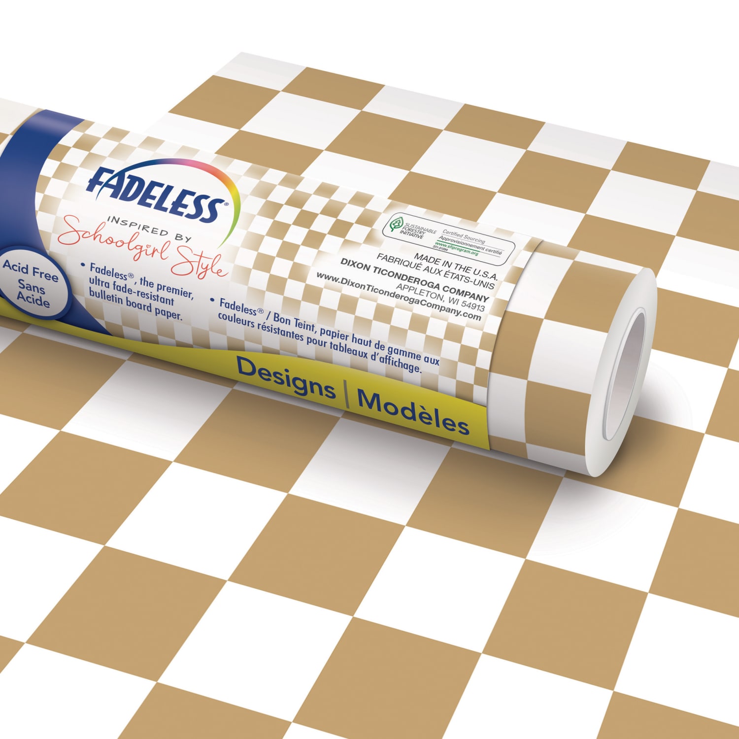Fadeless Schoolgirl Style Bulletin Board Paper, 48in x 50ft, Sweater Weather - Image 3
