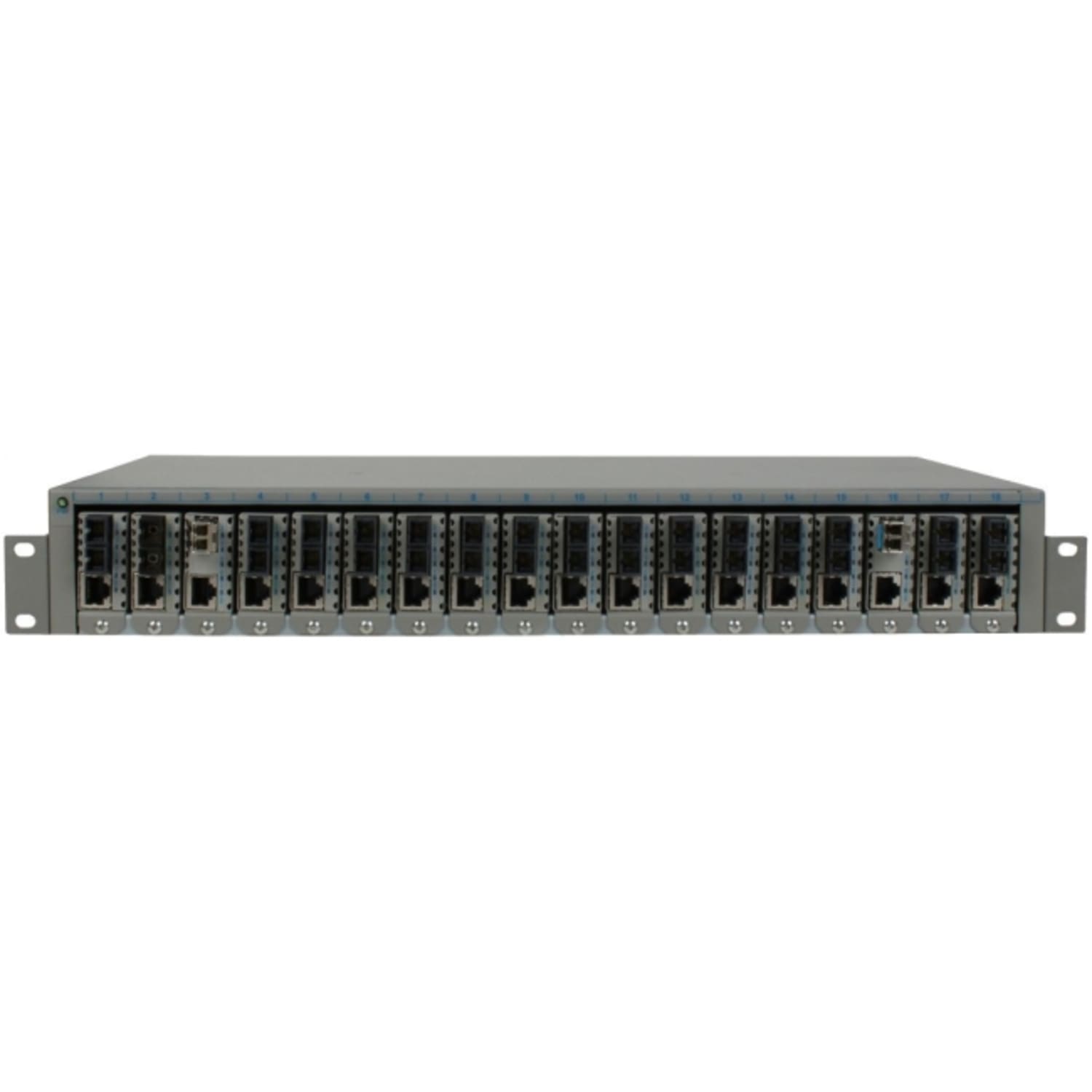 Omnitron Systems miConverter 18-Module 24VDC Powered Chassis - Image 3