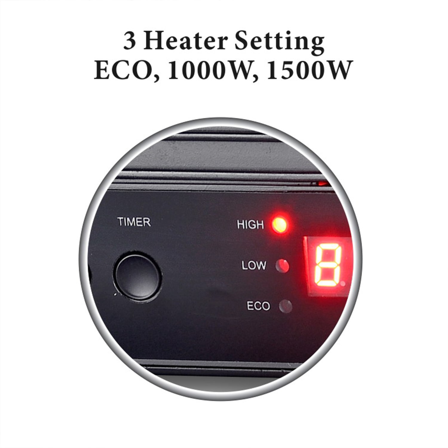Optimus Infrared Quartz Heater With Remote, 8-1/2in x 14in - Image 4