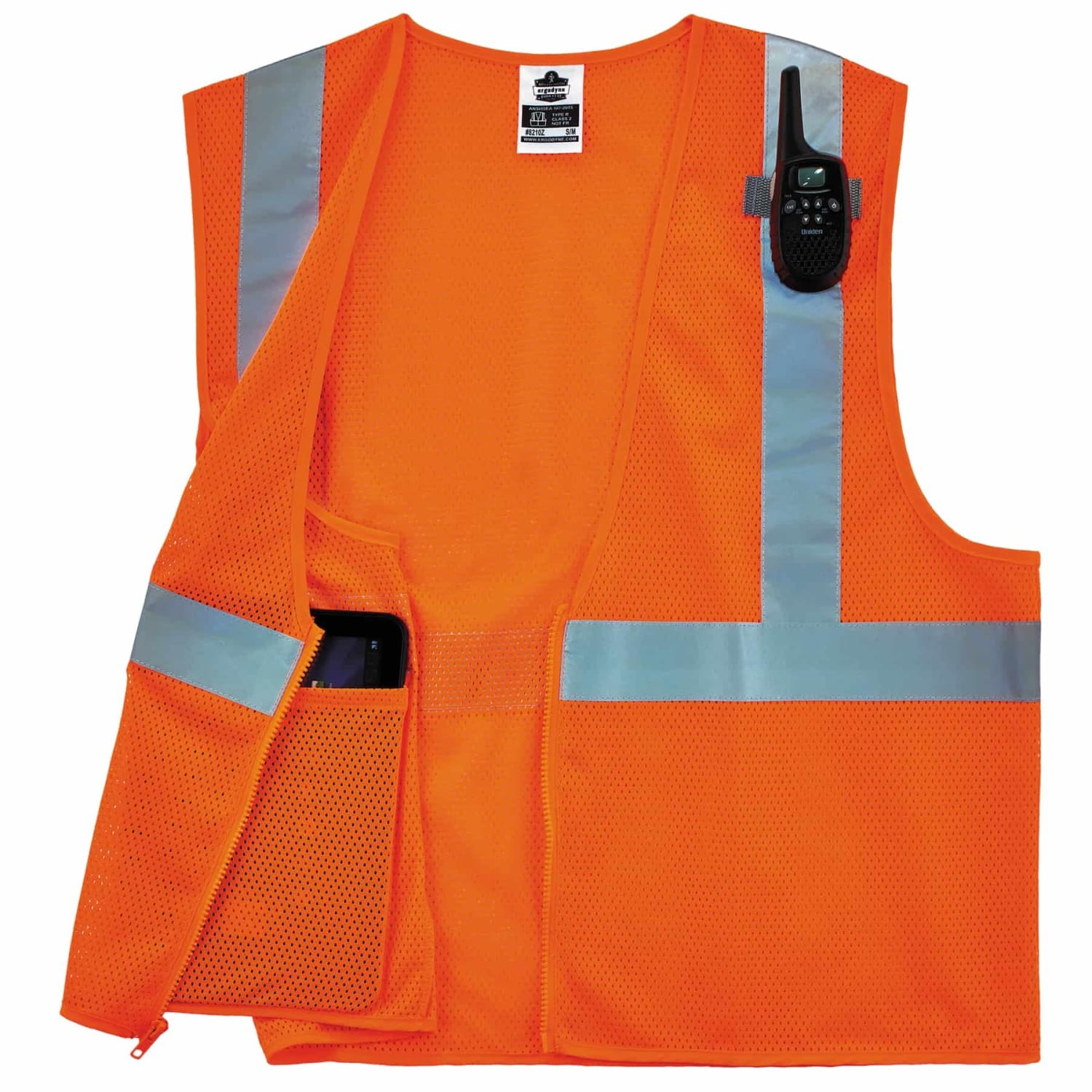 Ergodyne GloWear Safety Vest, Economy, Type-R Class 2, 4X/5X, Orange, 8210Z - Image 4