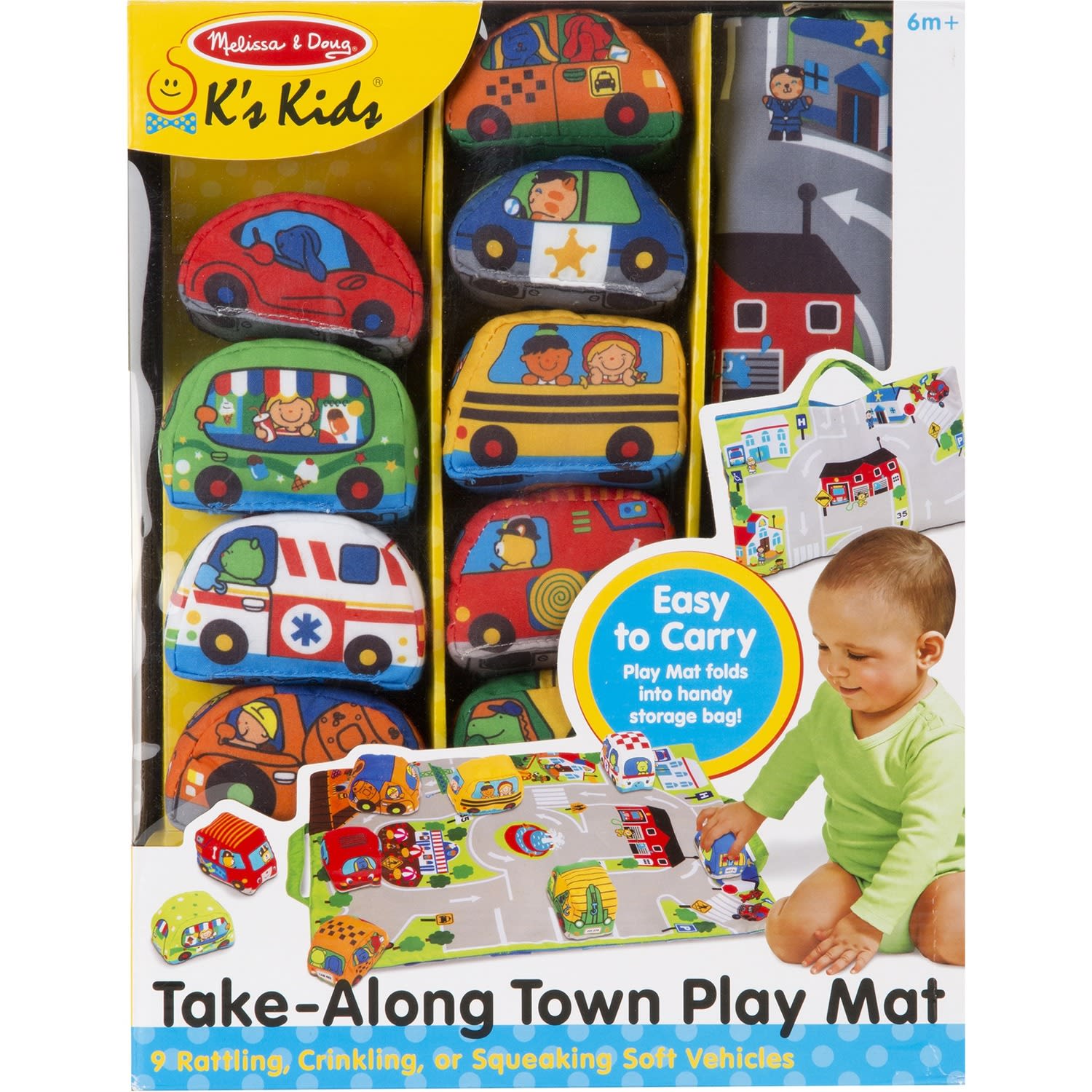 Melissa & Doug Take-Along Town Play Mat - Image 6