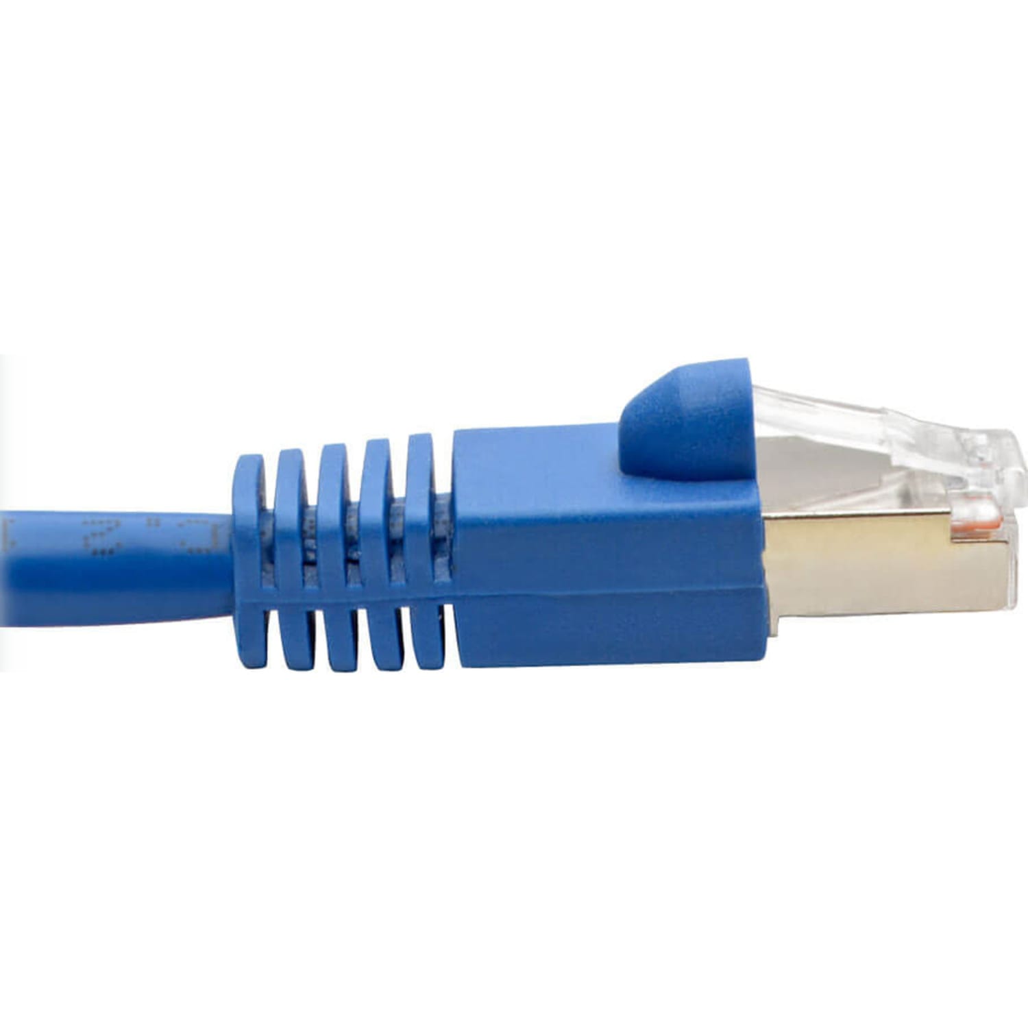 Tripp Lite Cat6a Snagless Shielded STP Network Patch Cable 10G Certified, PoE, Blue RJ45 M/M 35ft 35ft - N262035BL - Image 5
