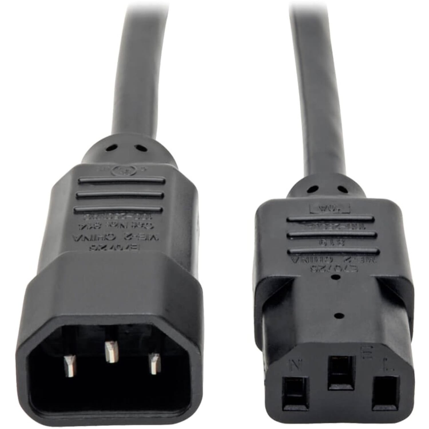 Eaton Tripp Lite Series PDU Power Cord, C13 to C14 - 13A, 250V, 16 AWG, 3 ft. (0.91 m), Black - Power extension cable - P00400313A