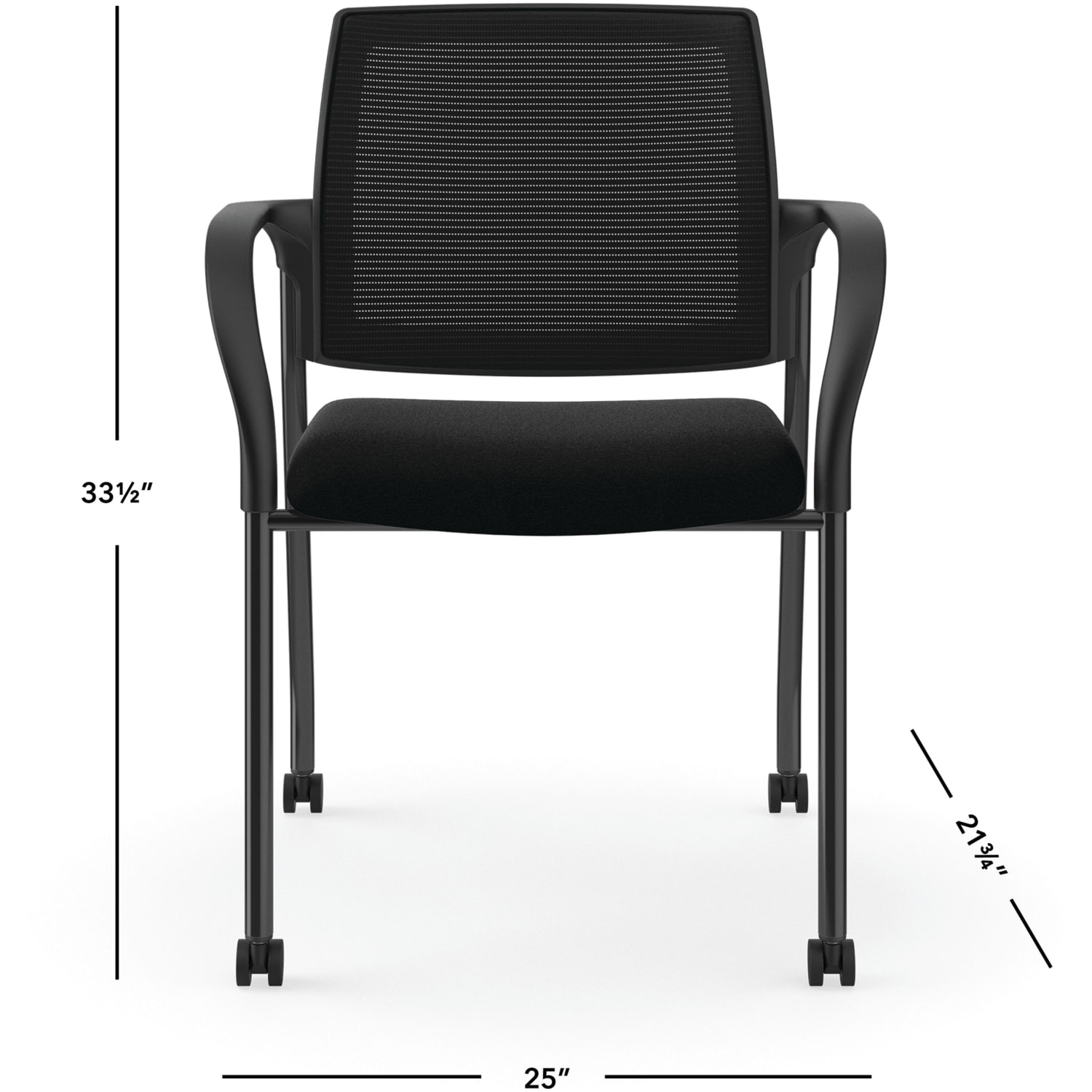 HON Ignition Multi-Purpose Stacking Guest Chair, Black - Image 4