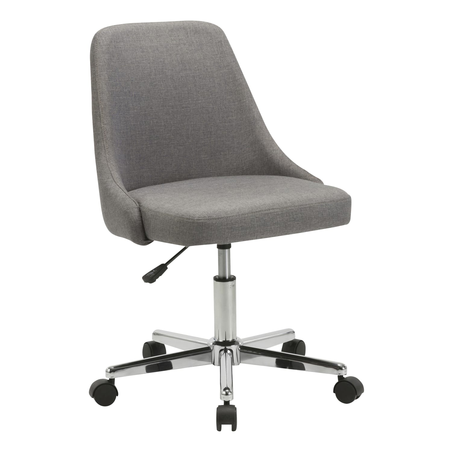 Lorell Resi Fabric Low-Back Armless Task Chair, Gray