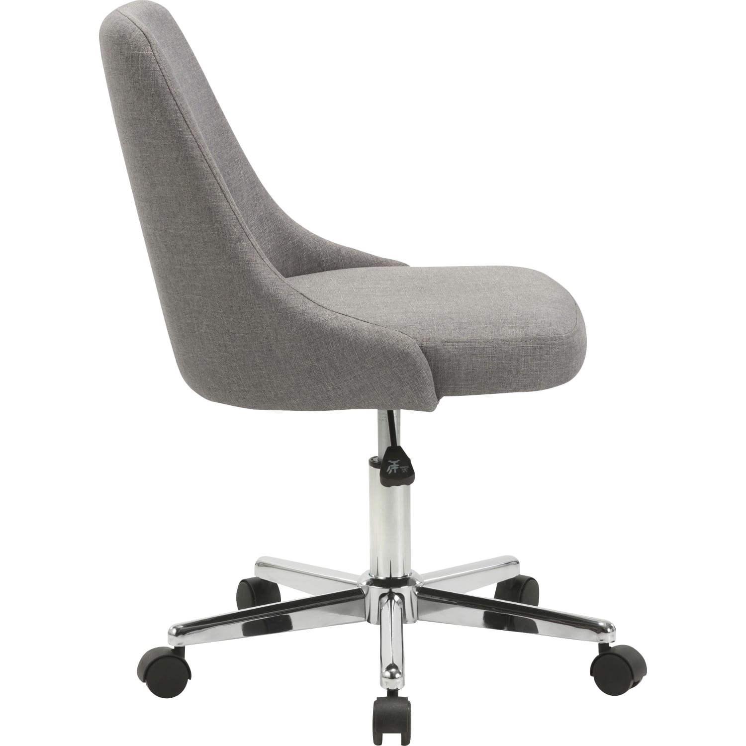 Lorell Resi Fabric Low Back Armless Task Chair Gray PopularChairscom