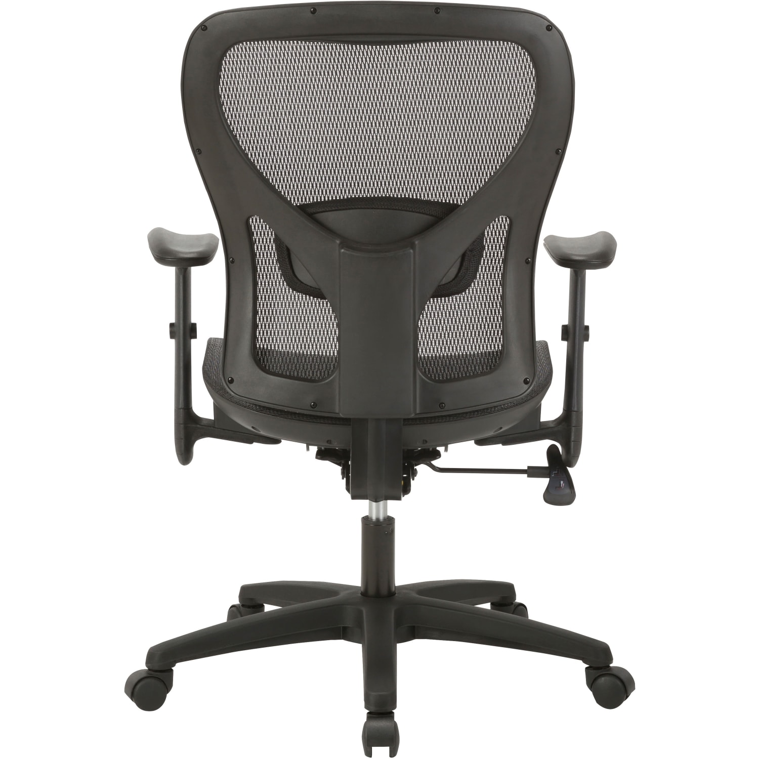 Lorell SOHO Mesh Mid-Back Task Chair, Black - Image 5