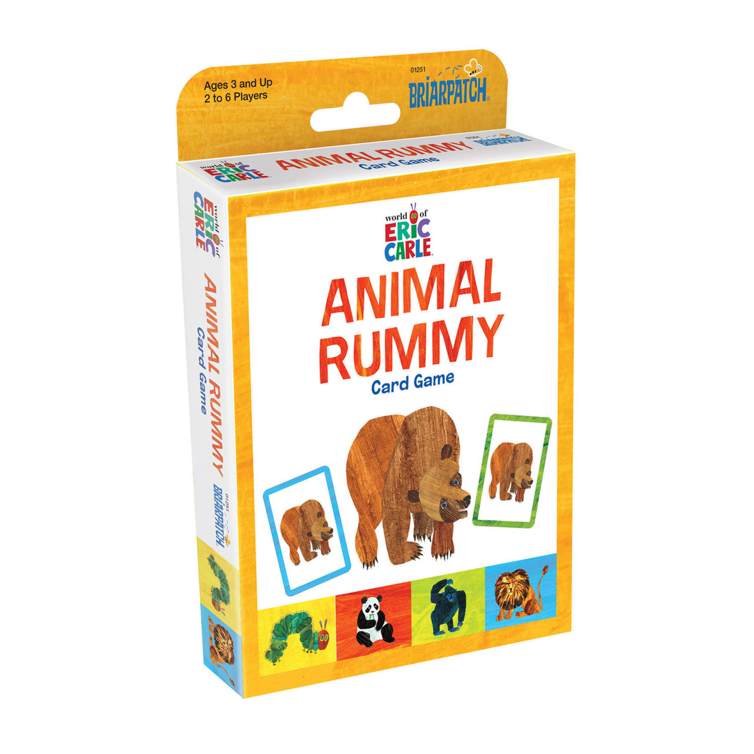 Briarpatch The World Of Eric Carle Animal Rummy Card Game, Pack Of 3 - Image 3