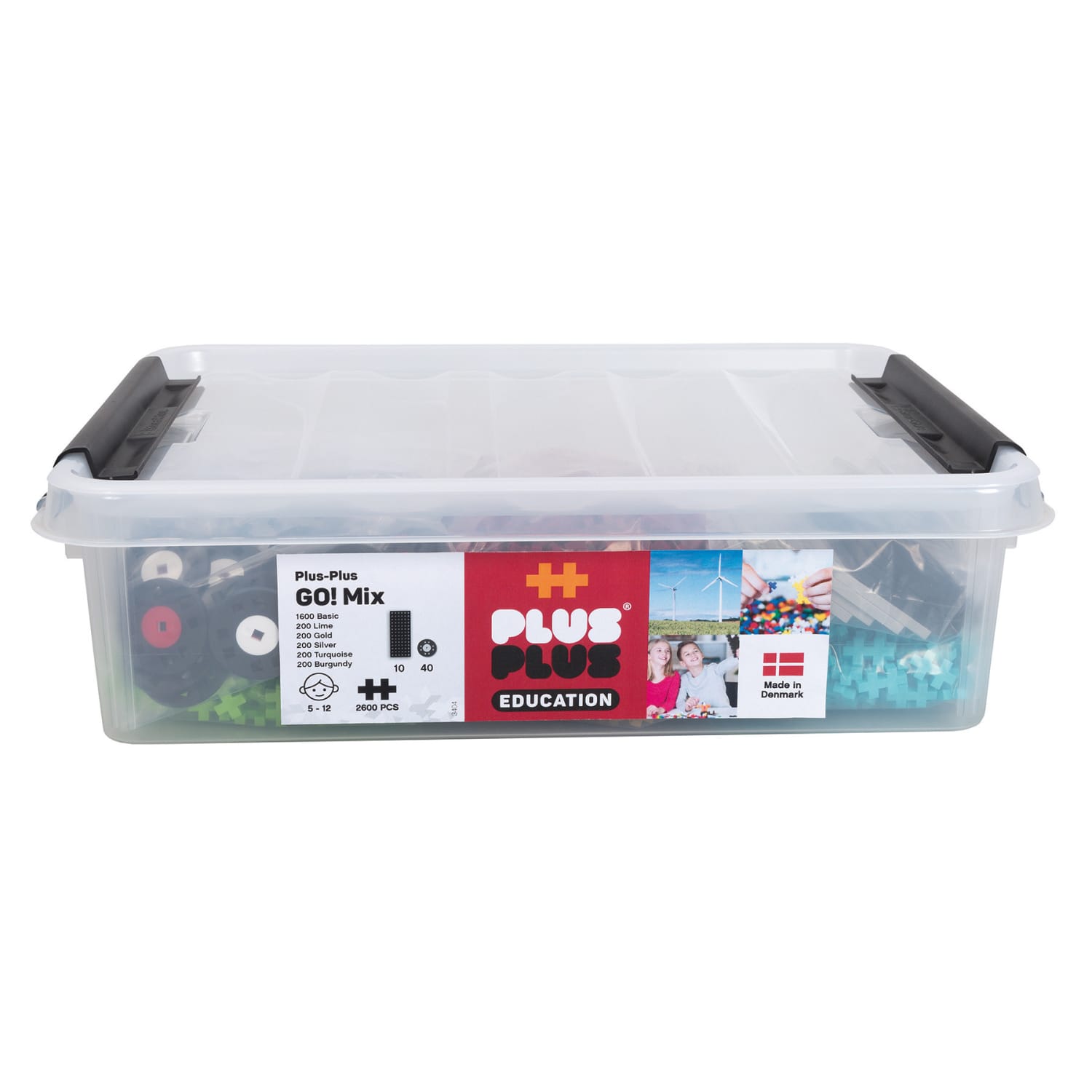 Plus-Plus GO! Educational Tub, Multicolor, Kindergarten, Tub Of 2,600 Pieces - Image 3