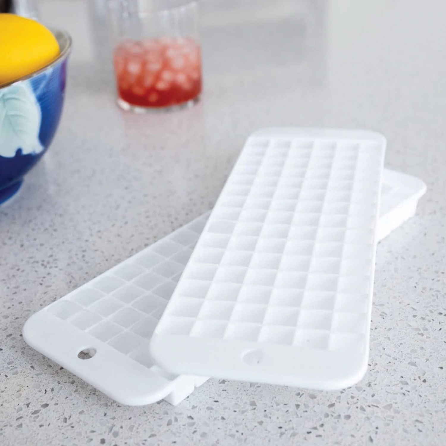 Better Houseware Cubette Ice Cube Trays, 10-1/2in x 3-5/8in x 5/8in, White, Set Of 2 Trays - Image 4