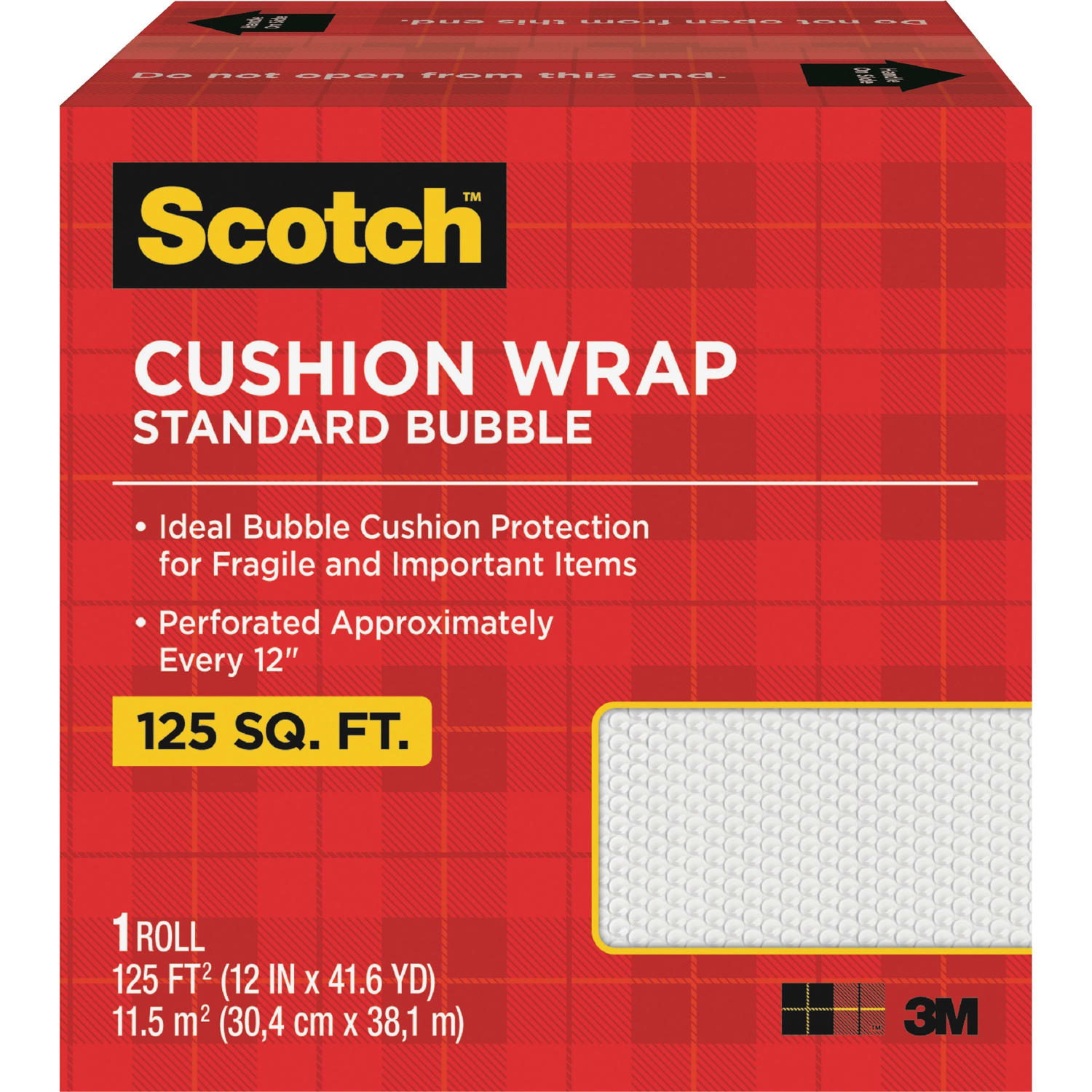 Scotch Perforated Cushion Wrap, 12in x 100ft, Clear - Image 3