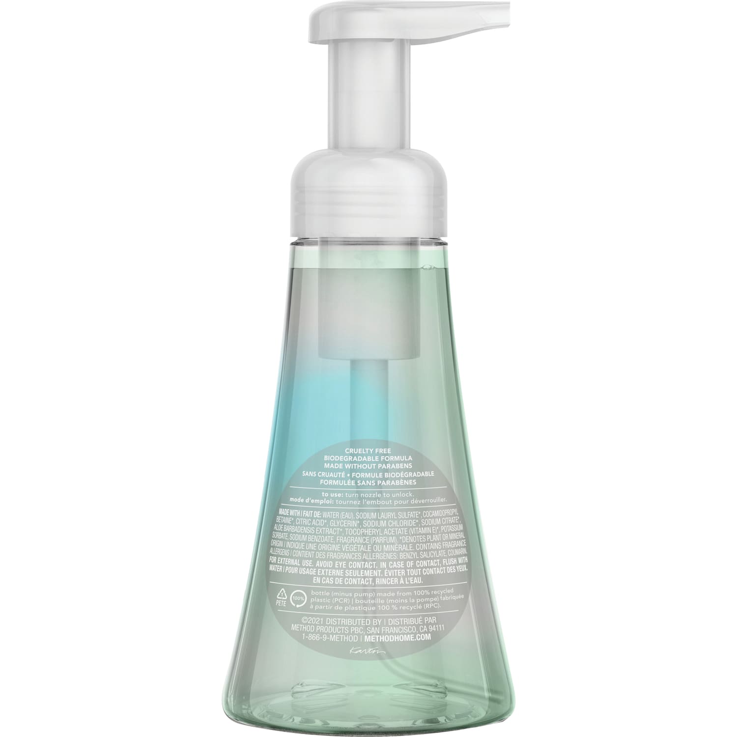 Method Foam Hand Wash, Coconut Water Scent, 10 Oz - Image 3