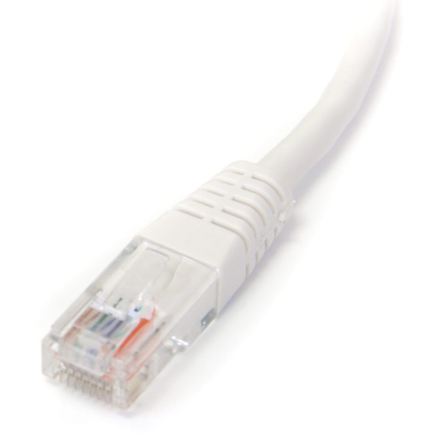 StarTech.com 1 ft White Molded Cat5e UTP Patch Cable  - 1ft Cat5e Patch Cable - 1ft Cat 5e Patch Cable - M45PATCH1WH - Image 5