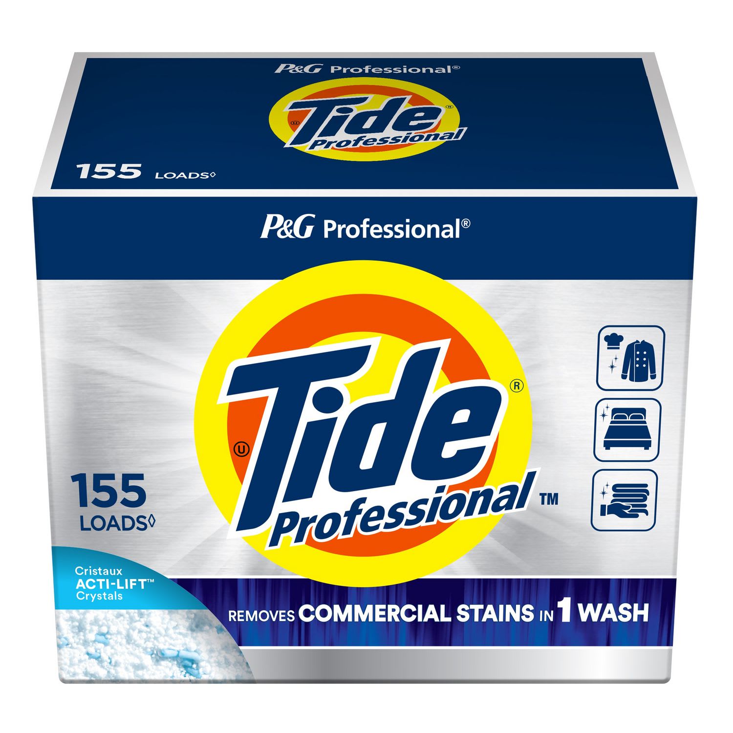 Tide Professional Commercial Powder Laundry Detergent, 197 oz Box