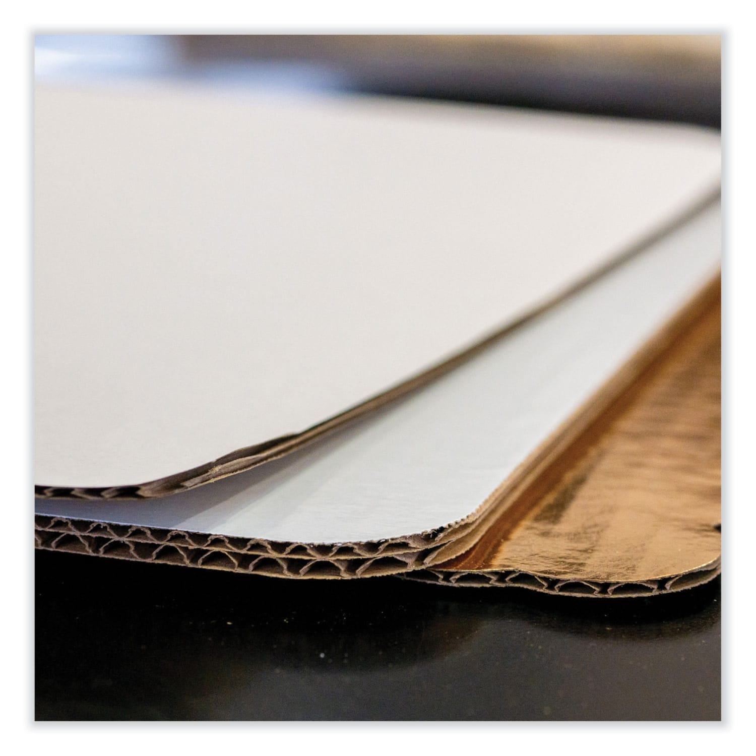 SCT Bakery Cake Pads, Double Wall, 5/16inH x 19inW x 14inD, Bright White, Carton Of 50 Pads - Image 3