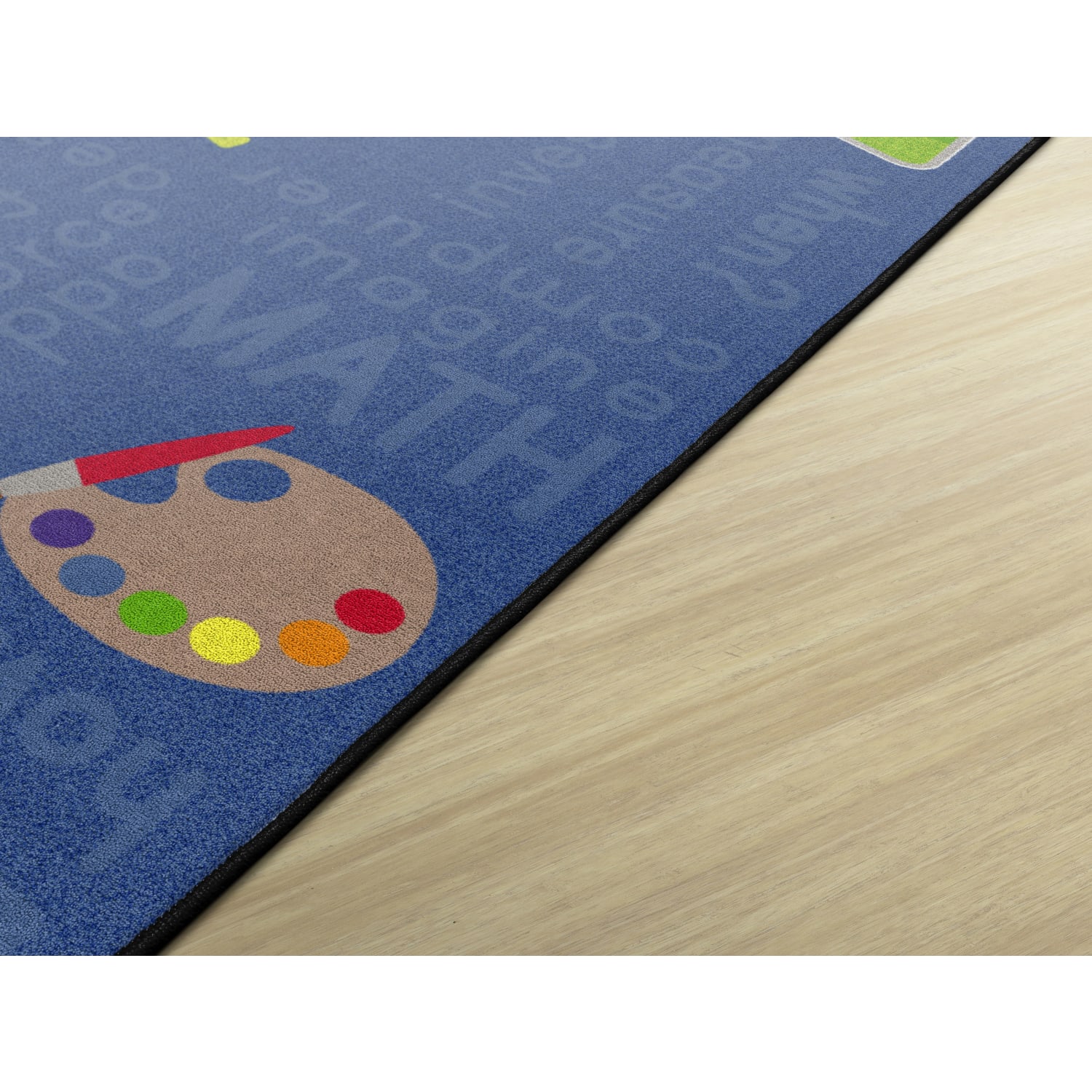 Flagship Carpets STEAM Area Rug, 6ftH x 8ft4inW, Blue - Image 3