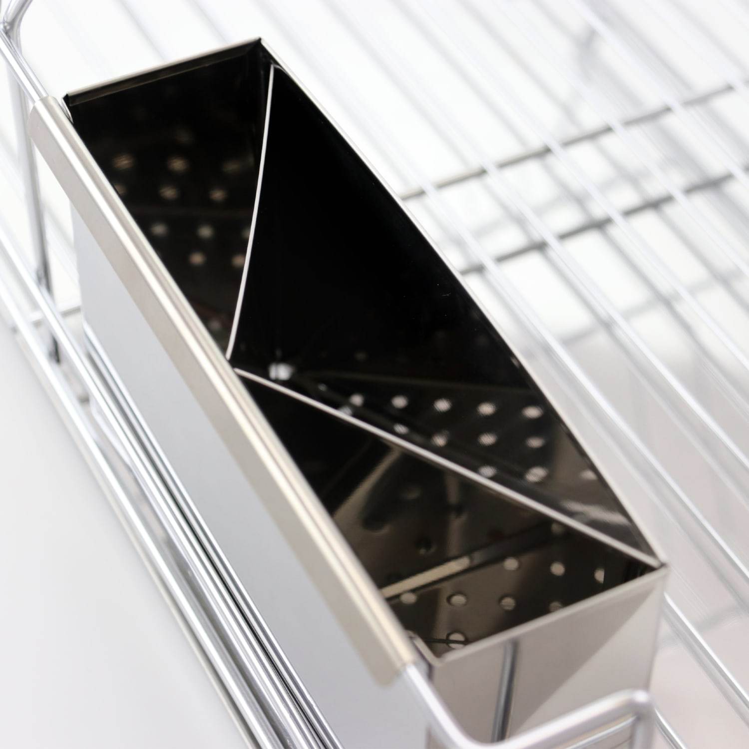 Better Chef 4-Piece Dish Drying Rack Set, 15inH x 22inW x 18-1/2inD, Chrome - Image 3