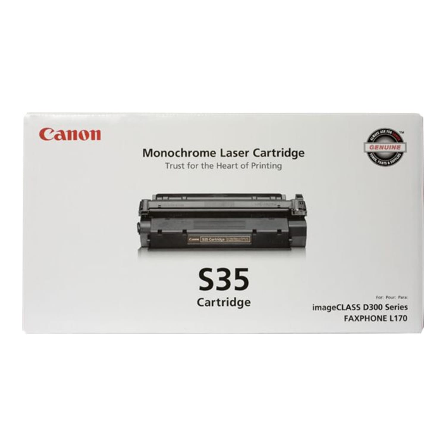 Canon S35 Black Toner Cartridge, 8955A001 - Image 5