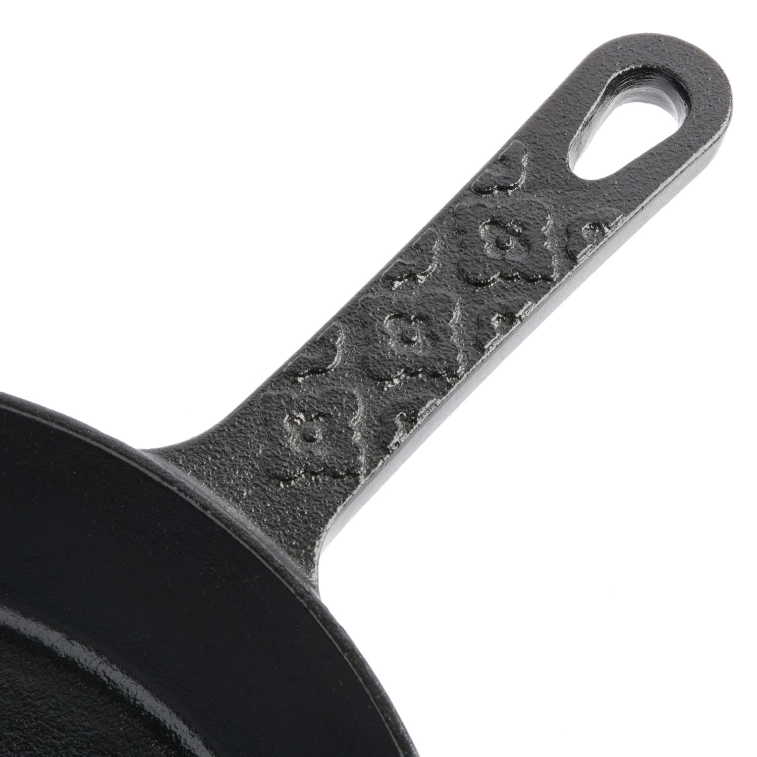 Spice by Tia Mowry Savory Saffron Pre-Seasoned Cast Iron Skillet, 10in, Black - Image 6