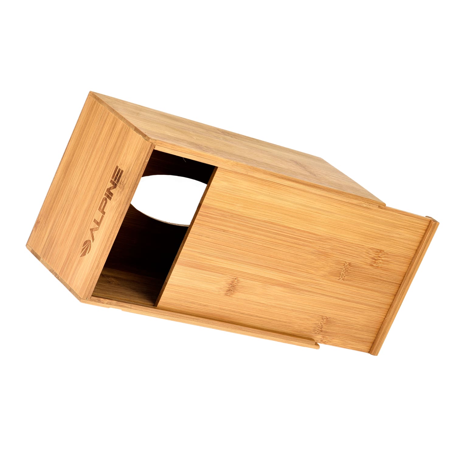 Alpine Wooden Tissue Box Covers, 4-1/2in x 10-1/2in x 6in, Bamboo, Pack Of 2 Covers - Image 6