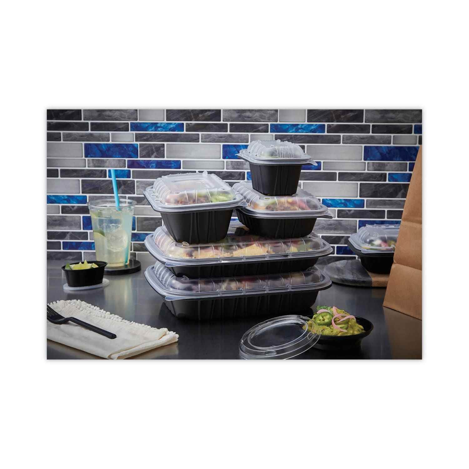 Pactiv Evergreen EarthChoice Entree2Go Takeout Containers, 15/16inH x 5-11/16inW x 4-1/4inD, Clear, Case Of 600 Containers - Image 3