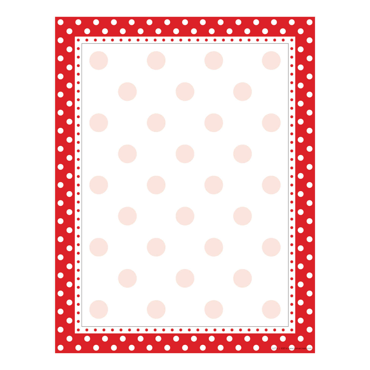 Barker Creek 2-Design Computer Paper, Letter Paper Size, Dots, 100 Sheets - Image 3