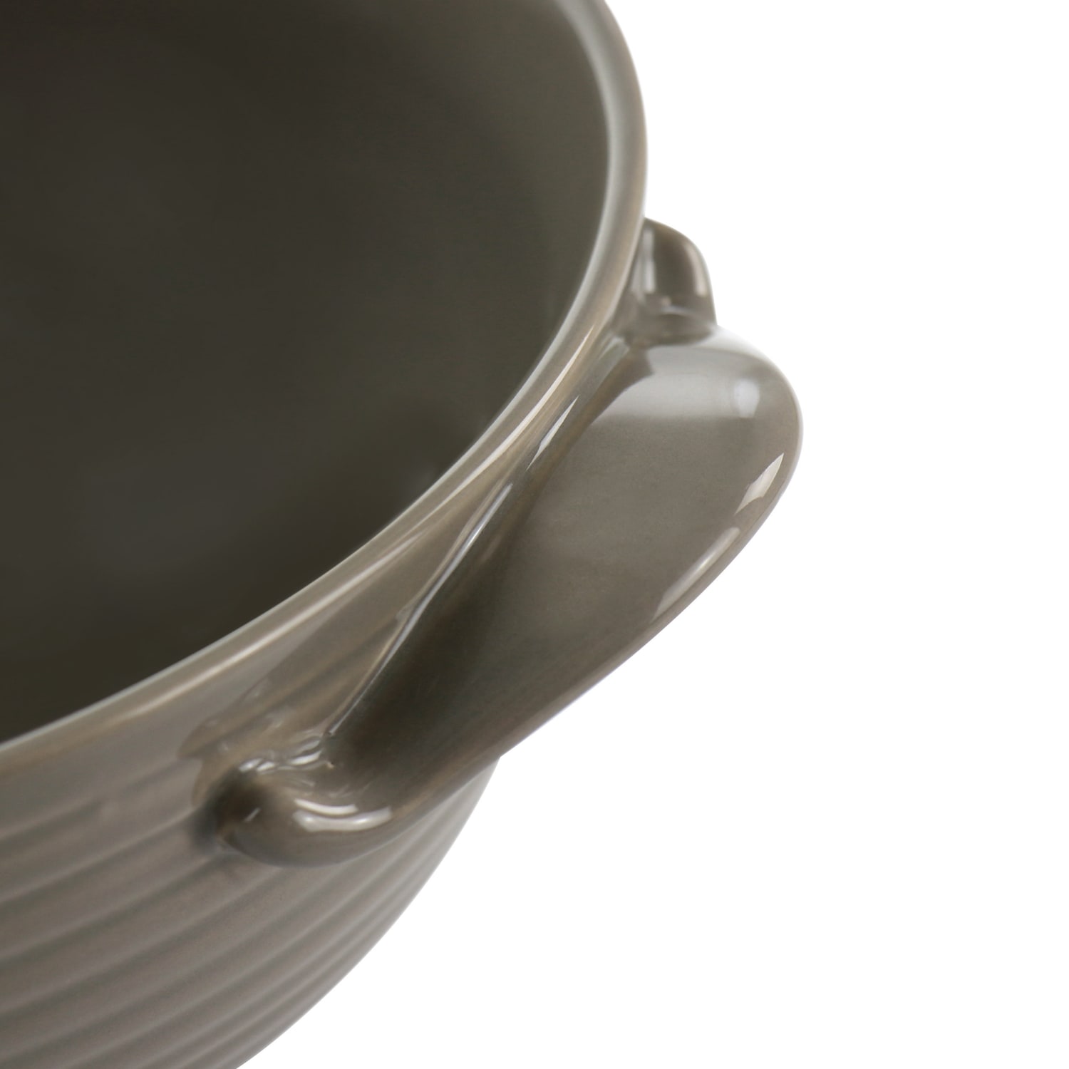 Martha Stewart Stoneware Prep Batter Bowl, 88 Fl Oz, Taupe - Image 3
