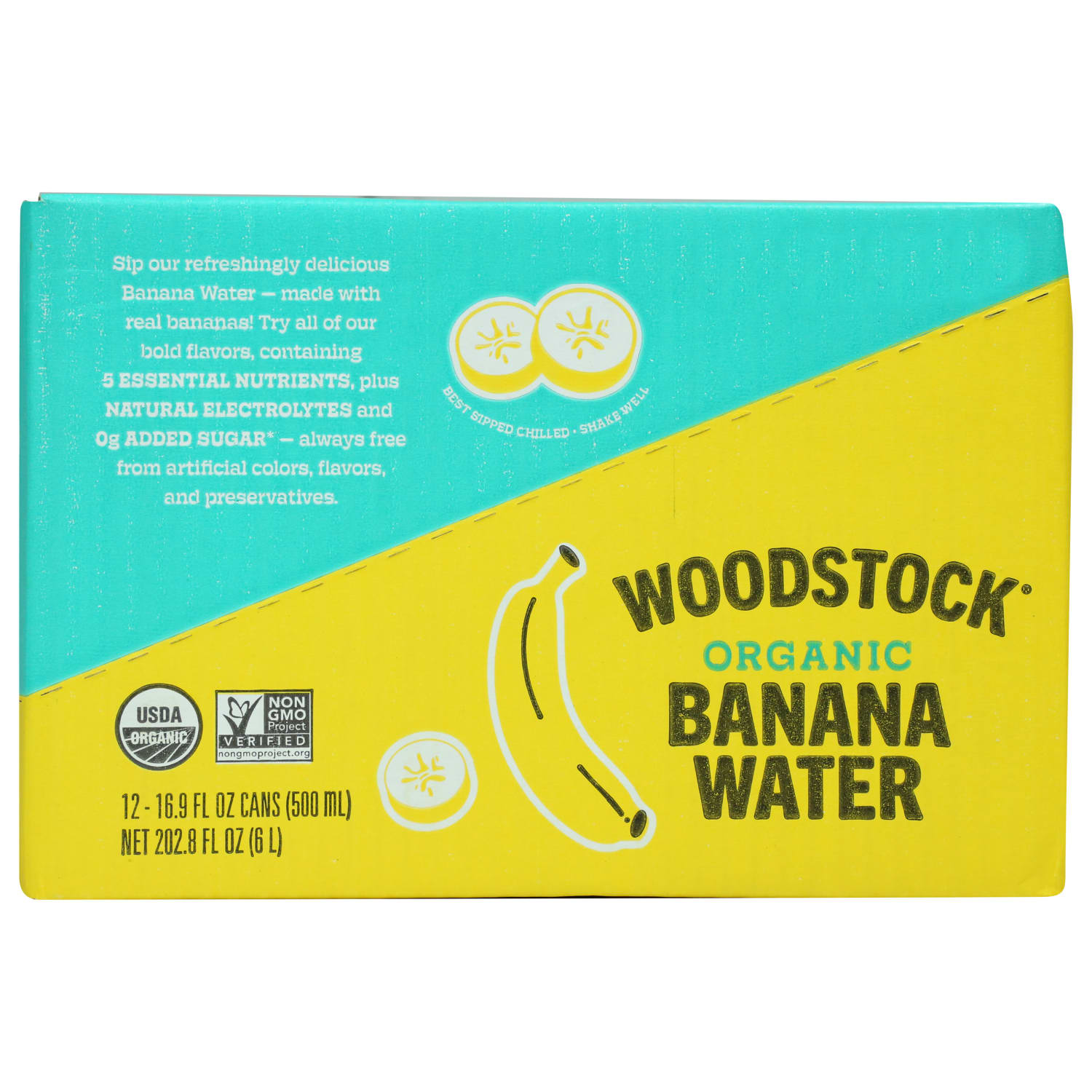 Woodstock Organic Banana Water, 16.9 Oz, Total Qty 12 - Image 6