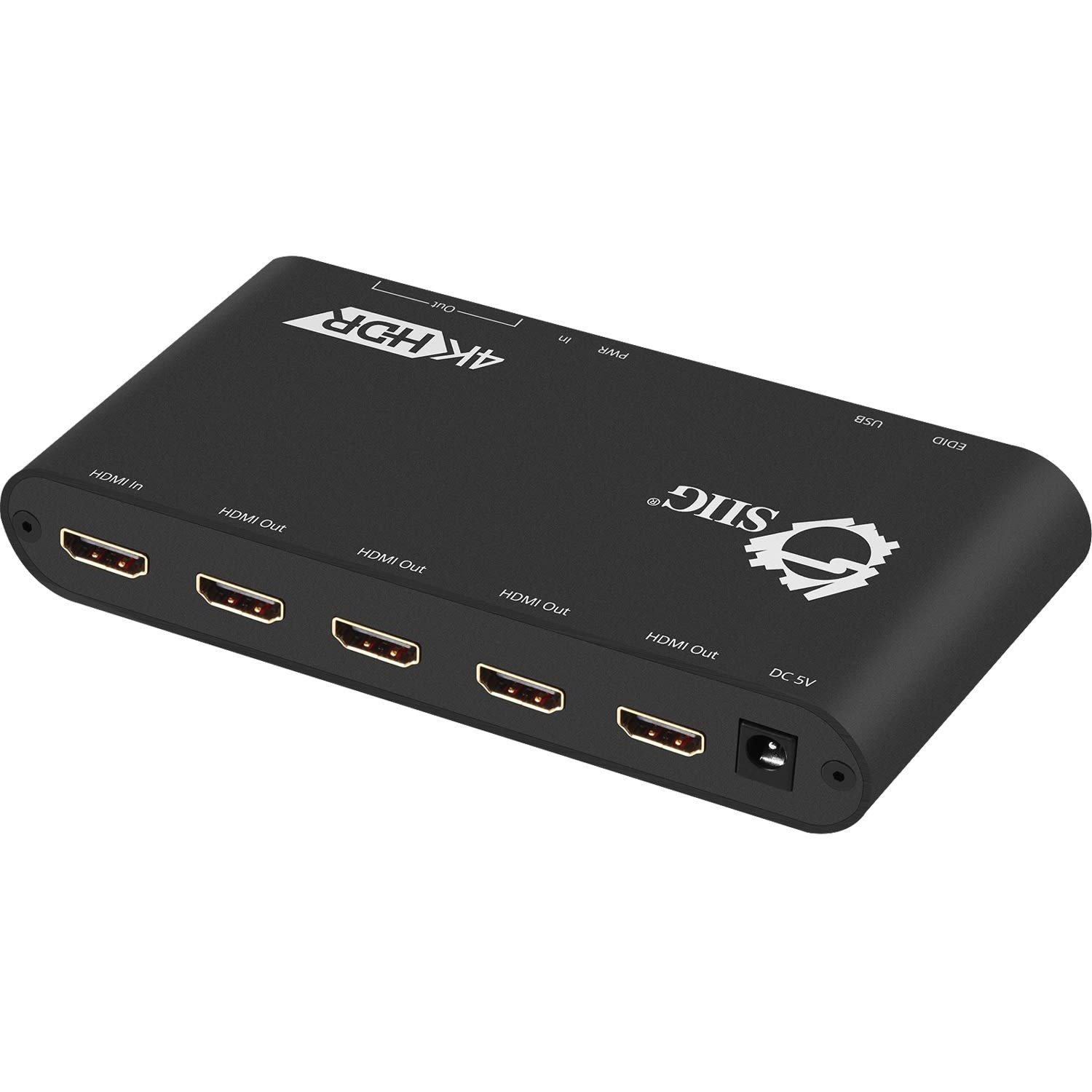 SIIG 1x4 HDMI 2.0 Splitter / Distribution Amplifier With Auto Video Scaling - Image 3